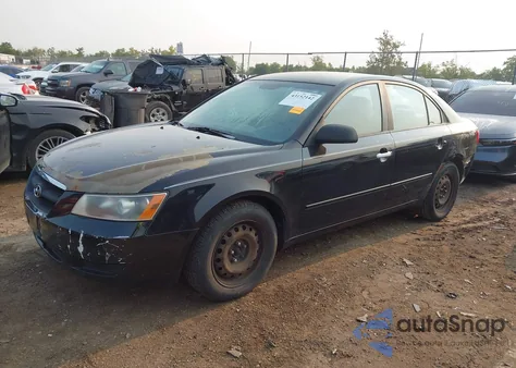 2007 Hyundai Sonata Gls from USA, damaged, VIN 5NPET46C27H252075
